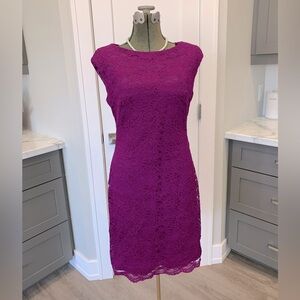 Lauren by Ralph Lauren Lace Shift Dress. - 12
